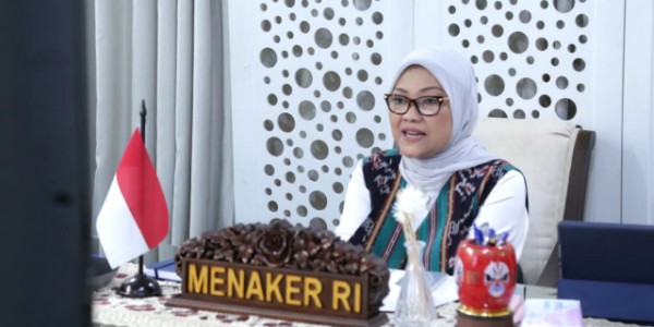 Menaker Ida : Minta Pengawas Ketenagakerjaan Pastikan Pekerja Aman Di Masa Pandemi Cobid-19