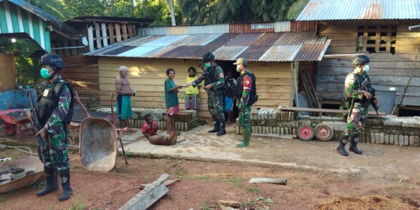 Protokol Kesehatan Mulai Digencarkan di Perbatasan Indonesia-Papua Nugini