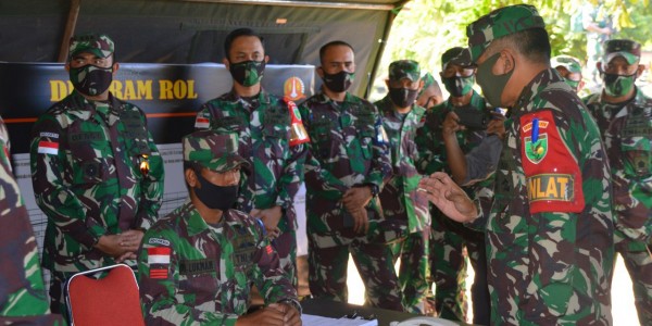 Danrem 174 Merauke Buka Latihan Posko-I Kodim 1707