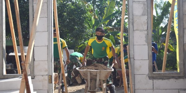 Bangun Rumah Layak Huni, TNI Gandeng Shiddiqiyyah Ngawi