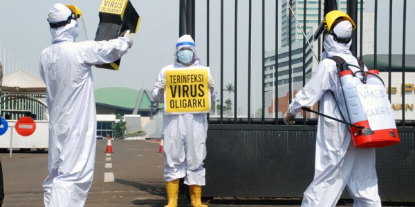 DPR Terpaparan " Virus Oligarki "