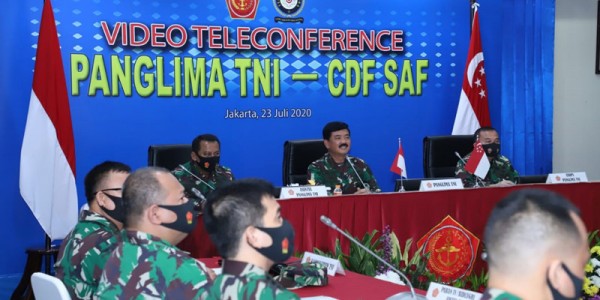 Panglima TNI Dan Pangab Singapura Bahas Latihan Dan Kerja Sama Militer