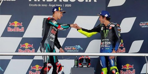Fabio Quartararo Bangga Satu Podium Dengan Idolanya 