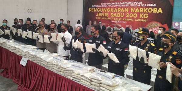 Top, Tim Gabungan Berhasil Mengamankan 200 Kg Sabu