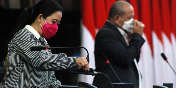 Ketua DPR Puan Cek Gladi Bersih Sidang Tahunan MPR