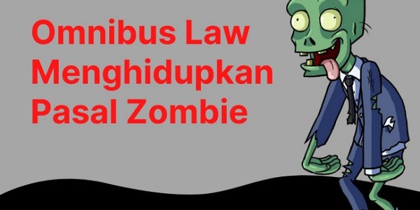 Sambut HUT RI ke-75, Serikat Buruh ketenagalistrikan Bikin Poster 'Omnibus Law Hidupkan Pasal Zombie'