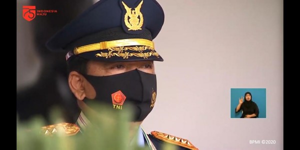 Panglima TNI Hadiri Upacara HUT Ke-75 Kemerdekaan RI di Istana Negara