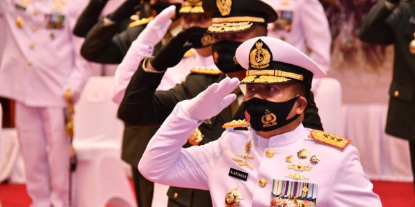 Ditengah Pandemi Covid-19, Mabes TNI Gelar Upacara HUT Ke-75 RI Secara Virtual