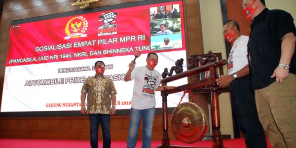Sosialisasi Empat Pilar MPR Di Ikuti 100 Club Mobil Klasik