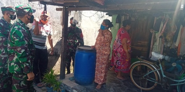 Rumah Warga yang Jadi Sasaran Rutilahu Ditinjau Jenderal Bintang Satu