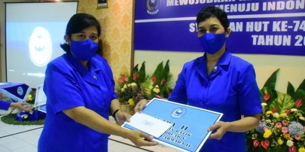 Ketua Jalasenastri Cabang 8 Hadiri Syukuran HUT Ke-74 Jalasenastri Tahun 2020