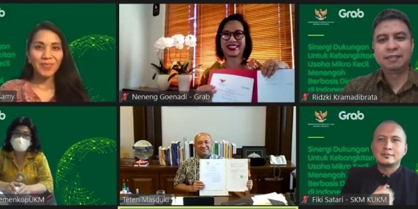 Kemenkop Gandeng Grab Percepat Transformasi Digital UMKM, Apa Keuntungannya?