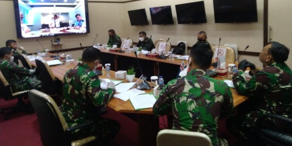 TNI dan ADF Gelar Pertemuan Sub Komite Logistik Gabungan Tahun 2020 Secara Virtual