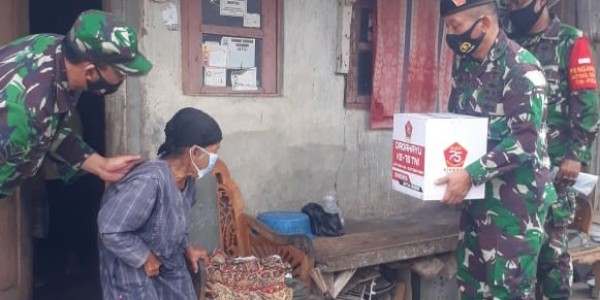 Kogartap II dan III Gelar Baksos HUT ke-75 TNI