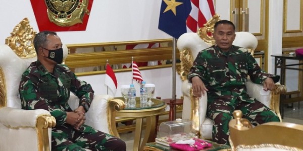 Kunjungi Markas Korps Marinir, Dankoopssus TNI Bahas Latihan Koopssus TNI Kedepan