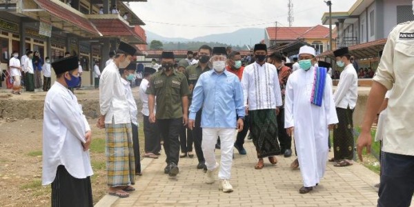 Sosialisasi di Pesantren Al Uzlah, Syarief Hasan Ajak Santri Implementasikan 4 Pilar