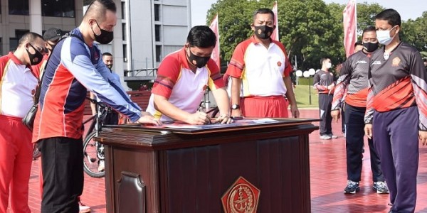 Panglima TNI Buka Lomba Bersepada TNI-Pacific Virtual Fun Bike Tahun 2020