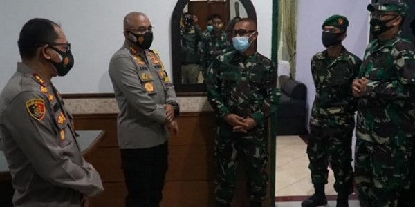 Kepolisian Turut Memberikan Surprise di Hari TNI