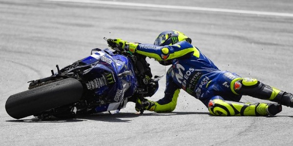 Terjatuh di Seri MotoGP Prancis, Rossi: Ini Sangat Memalukan