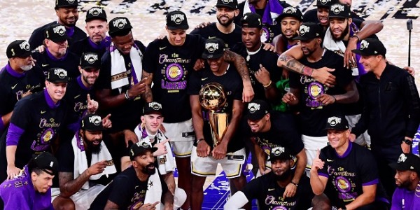 Jadi Juara NBA, LA Laker Persembahkan Untuk Mendiang Kobe Bryant
