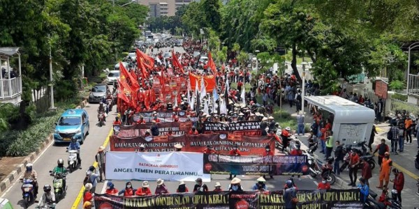 Dari Kapolda Hingga Pangdam Jaya Tinjau Langsung Demo Tolak UU Ciptaker