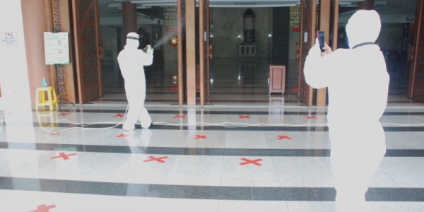 DPR RI Lakukan WFH Dua Hari Untuk Semprot Disinfektan