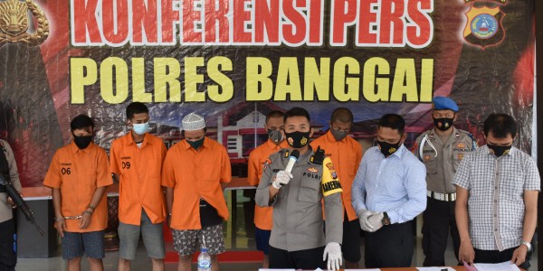 Agustus Hingga Oktober 2020 Polres Banggai Bekuk Delapan Pelaku Narkoba