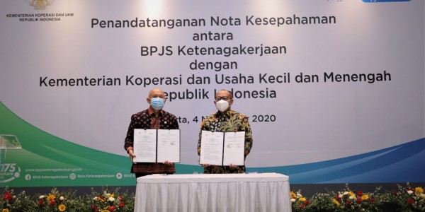 Kemenkop Dan BP Jamsostek Sepakat Kerja Sama Lindungi Pekerja Sektor KUMKM