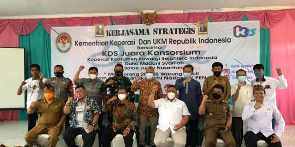 Duha Syariah Gandeng Kowargi Bantu Permodalan Warung-warung Kecil