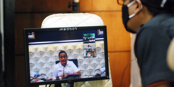 Mensos Hadir Secara Virtual Pada Dialektika Demokrasi DPR