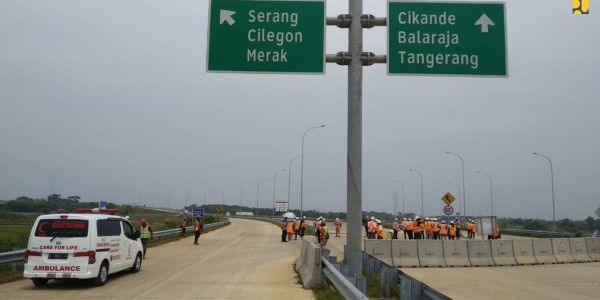 Progres 84,18 Persen, Tol Serang-Panimbang Siap Layani Arus Mudik Lebaran 2021