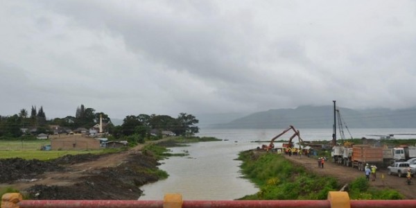 Dukung Pengembangan  Pariwisata Danau Toba, Jembatan Aek Tano Pongol Mulai Konstruksi