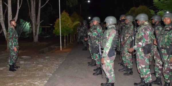 Antisipasi Perkembangan Situasi Jelang Pilkada, Korem 174 Merauke Kirim 117 Personel Ke  Tanah Merah