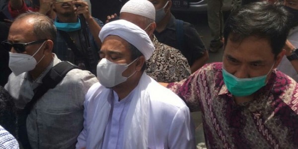 Datangi Polda Metro, HRS: Tidak Ada Persiapan, Kita Jawab, Selesaikan