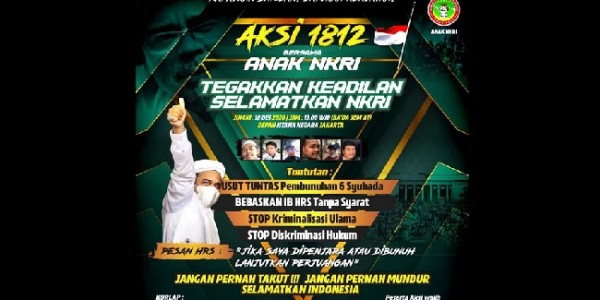 Tolak Aksi 1812, Tagar #DemoCovidMenanti Banjiri Media Sosial
