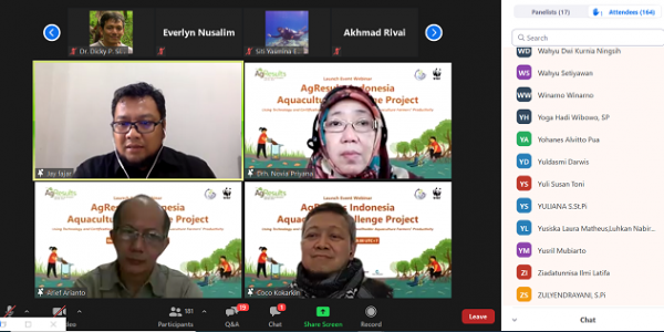 AgResults bersama Yayasan WWF Indonesia Meluncurkan Indonesia Aquaculture Challenge Project 2021-2025