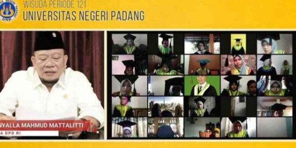 Orasi Di Universitas Negeri Padang, Ketua DPD RI Singgung Peran Tokoh Sumbar Pertahankan Kemerdekaan RI