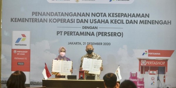 Gandeng KemenkopUKM, Pertamina Ajak Koperasi Jadi Mitra Pertashop