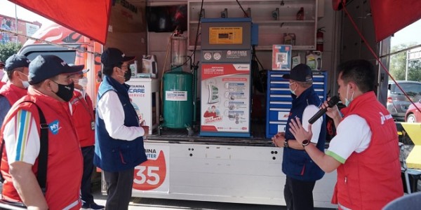 Satgas Nataru PT Pertamina Lubricants Pastikan Ketersediaan dan Layanan Pelumas Tetap Optimal
