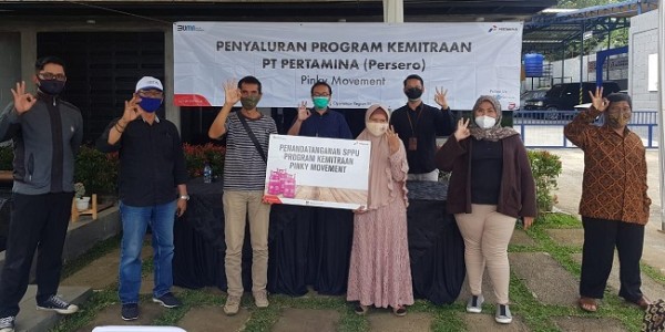 Pertamina Pemasaran Regional Jawa Bagian Barat Salurkan 9,3 Miliar bagi Pelaku UMKM di Penghujung 2020