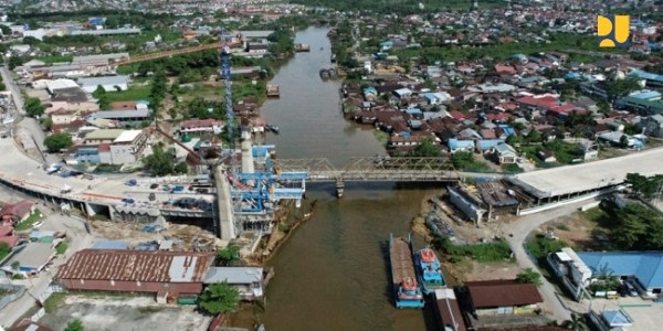 Kementerian PUPR: Jembatan Sei Alalak Rampung Tahun Depan