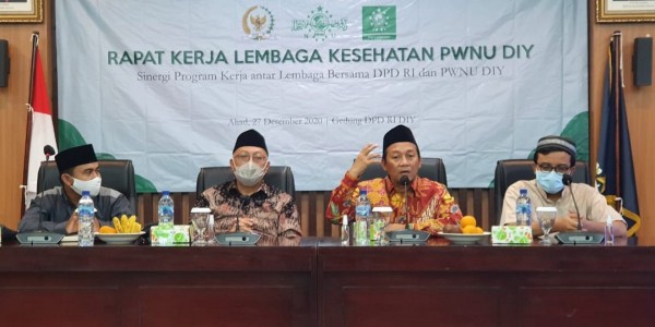 Raker Lembaga Kesehatan NU DIY, Ini Pesan Gus Hilmy Kepada Dokter dan Tenaga Medis