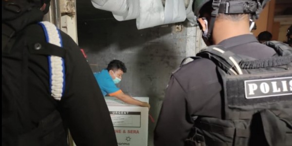 Vaksin COVID-19 Biofarma Tiba di Lampung