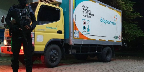 Sebanyak 62.560 Vaksin COVID-19 Tiba di Gudang Farmasi Jawa Tengah