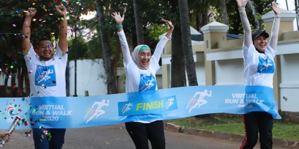 Inilah Para Pemenang Gelora Virtual 2020 Run dan Walk