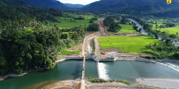 PUPR Bangun Sawah Laweh, Sanggup Aliri 3.273 Hektar Lahan Pertanian 