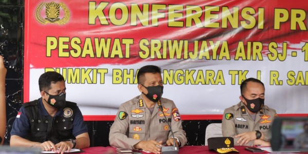 RS Polri Terima Satu Kantong Bagian Tubuh, Diduga Penumpang Sriwijaya Air