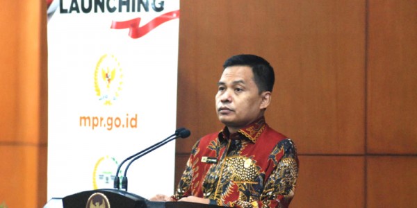 Sekjen MPR RI Ma'ruf Cahyono Resmikan www.mpr.go.id dan www.sekjem.mpr.go.id