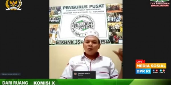 GTKHNK 35+ Minta Komisi X Dukung Keppres PNS Untuk Guru Honorer