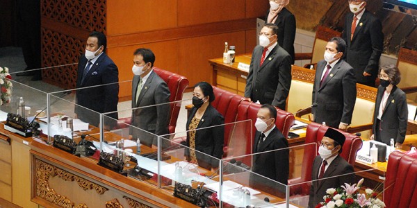 Rapat Paripurna DPR RI Ke-12 Masa Persidangan III Tahun Sidang 2020 – 2021